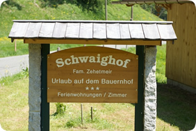 Schwaighof-Schild